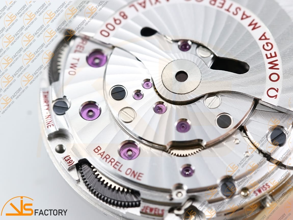 VSFactory (VSF) Omega Planet Ocean 43.5mm White Dial SS Case Green Bezel Green Rubber Strap A8900 Movement - 图片 21