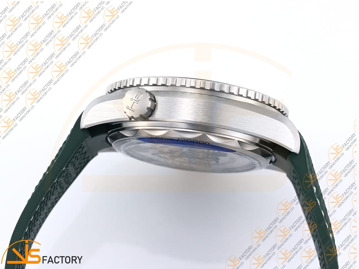 VSFactory (VSF) Omega Planet Ocean 43.5mm White Dial SS Case Green Bezel Green Rubber Strap A8900 Movement - 图片 10