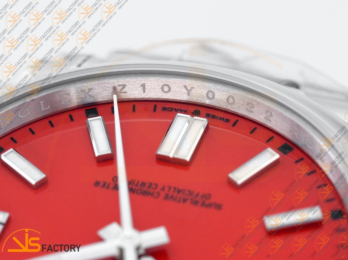 VS Factory Rolex Oyster Perpetual 124300 Red Dial 904L Steel VS3235 Movement - 图片 9