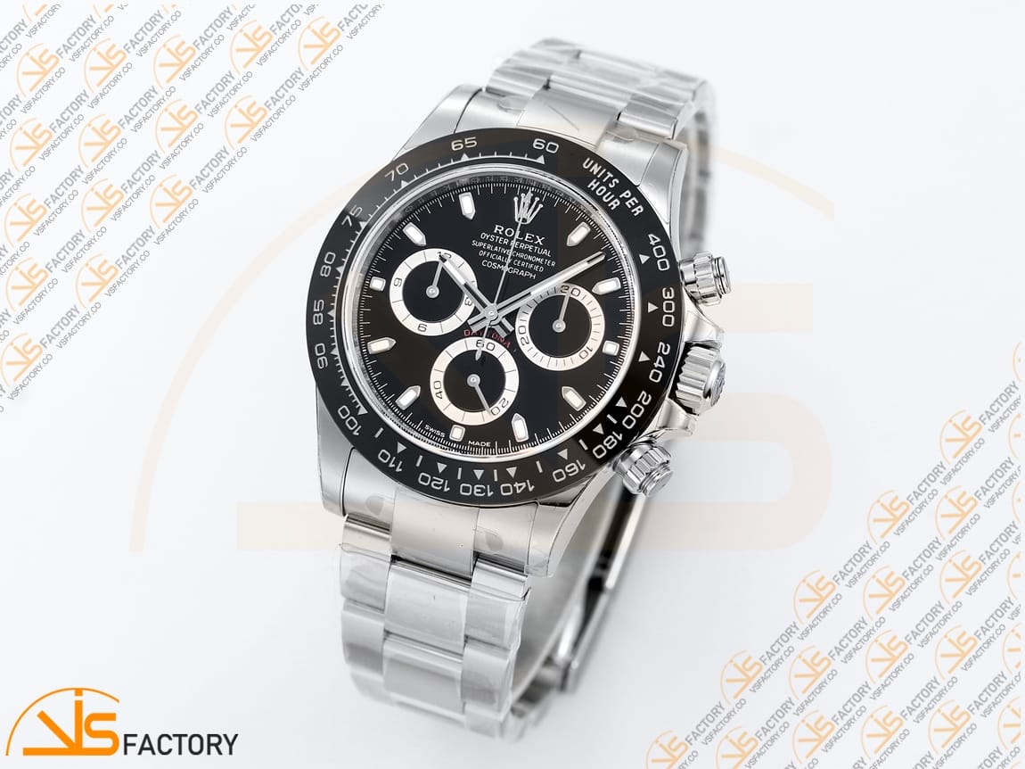 VS Factory Rolex Daytona 116500 Black Dial 904L Steel DD4130 Movement - 图片 4