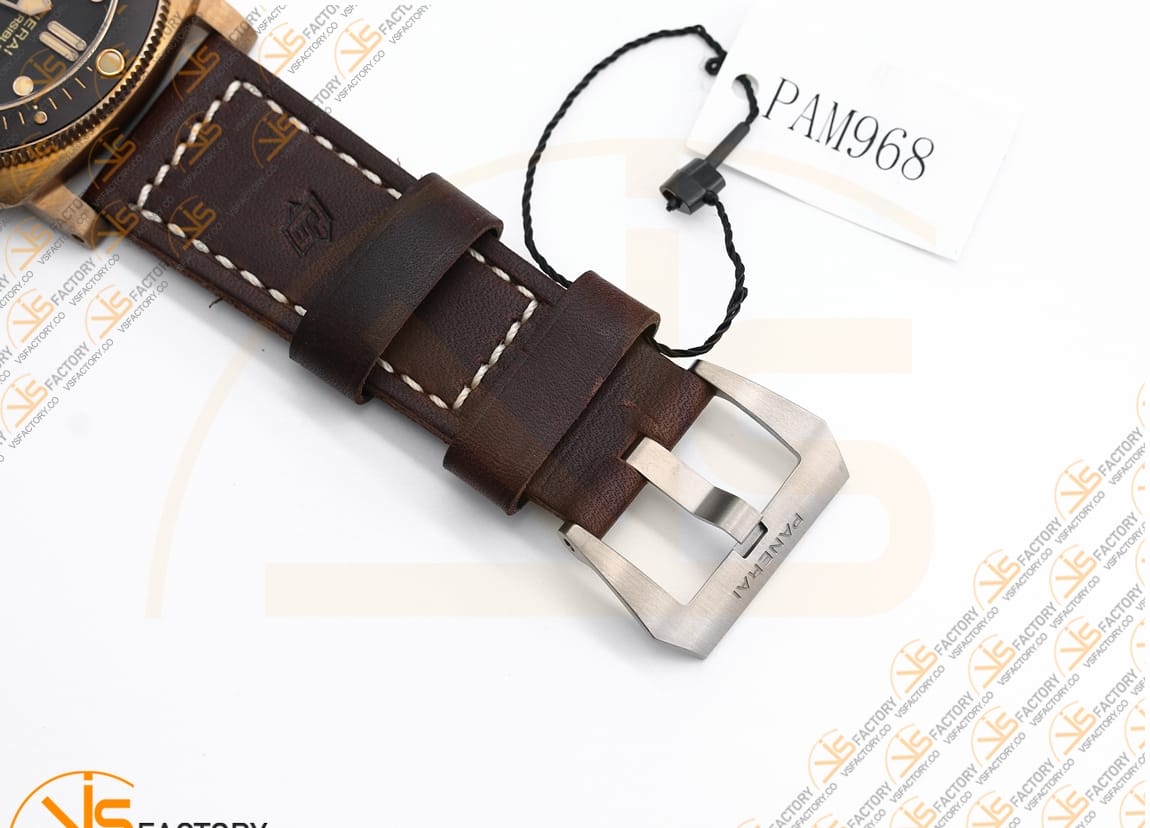 VS Factory Panerai Submersible Bronzo PAM968 Brown Dial Bronze Brown Ceramic P.9010 Movement - 图片 13