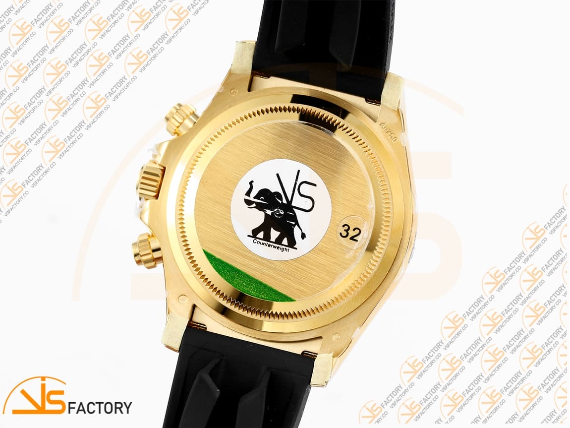 VS Factory Rolex Daytona 126518 Black Dial YG Oysterflex Strap VS4131 Movement (Weighted) - 图片 15