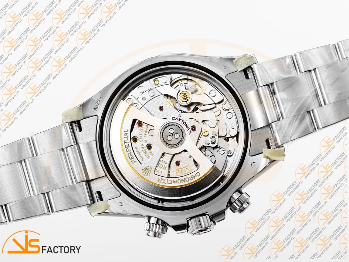 VS Factory Rolex Daytona 126509 Ice Black Dial Platinum Weighted VS4131 Movement - 图片 16