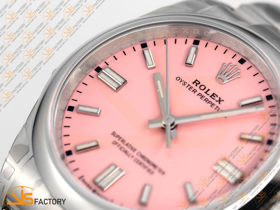 VSFactory (VSF) Rolex Oyster Perpetual 126000 Pink Dial 904L Steel VS3235 Movement - 图片 6