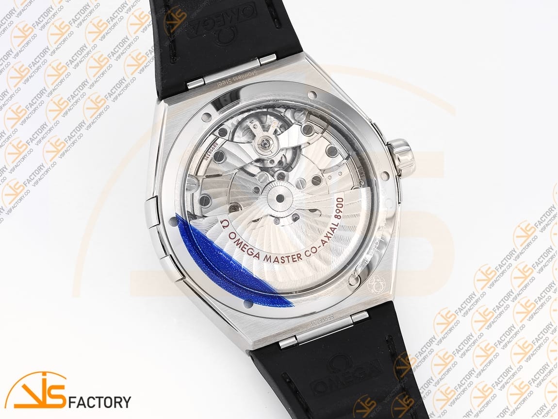 VSFactory (VSF) Omega Constellation Gray Dial Steel Black Rubber A8900 Movement - 图片 13