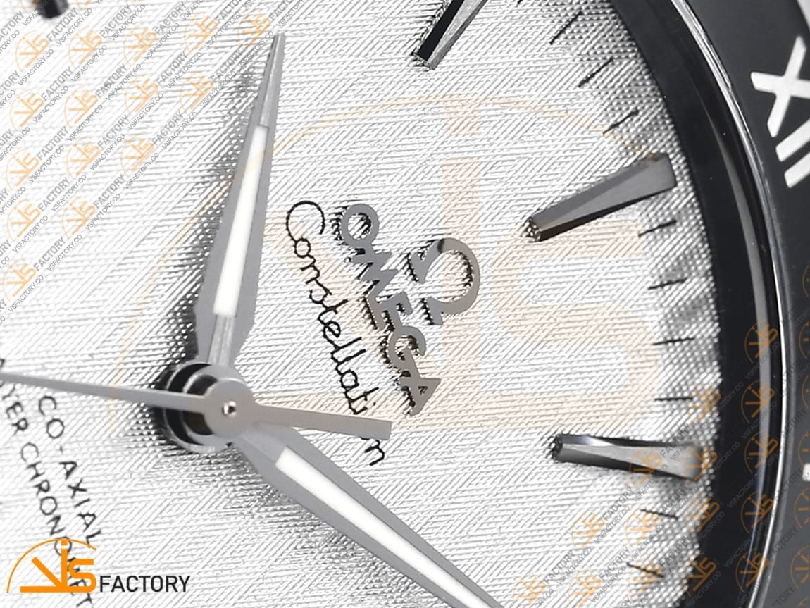 VSFactory (VSF) Omega Constellation Gray Dial Black Ceramic Steel A8900 Movement - 图片 7