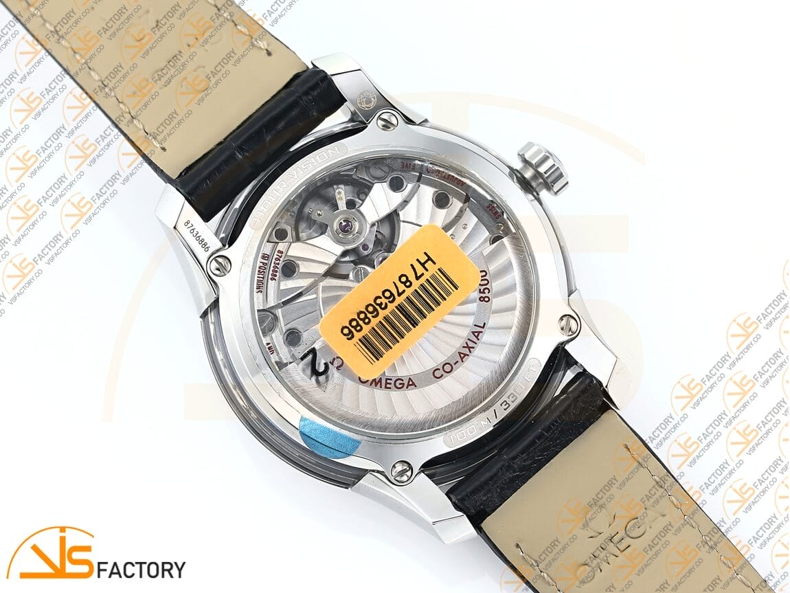 VSFactory (VSF) Omega De Ville Hour Vision 41mm Black Silver Dial Steel A8500 Movement - 图片 12