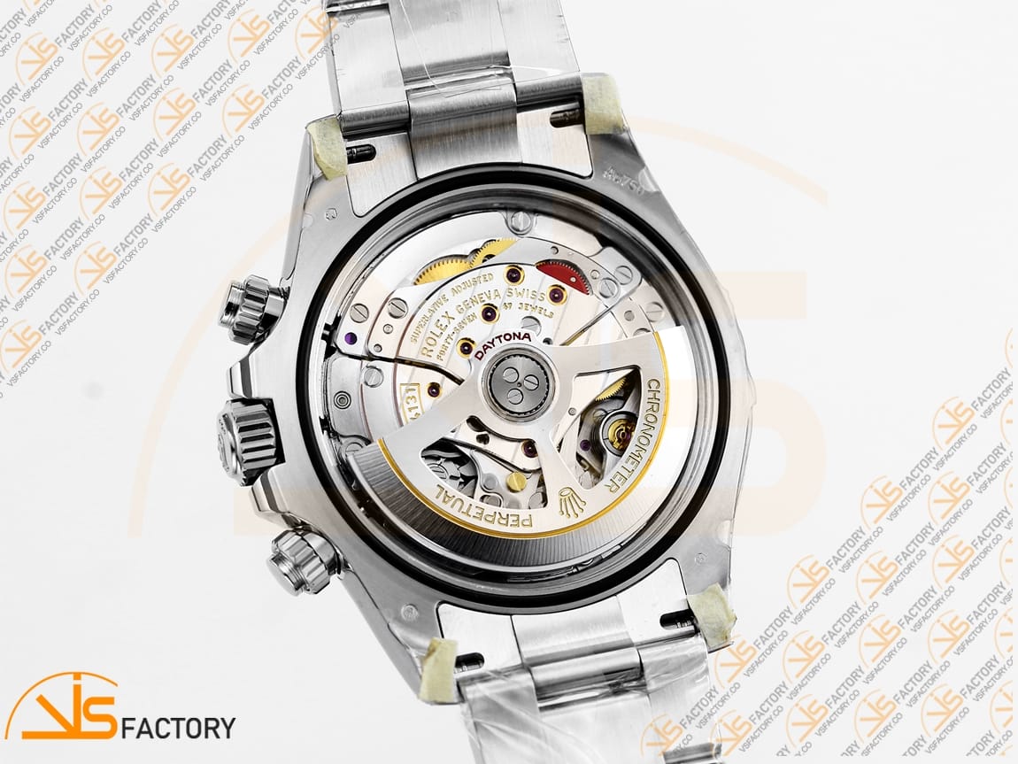 VS Factory Rolex Daytona 126509 Ice Black Dial Platinum Weighted VS4131 Movement - 图片 17