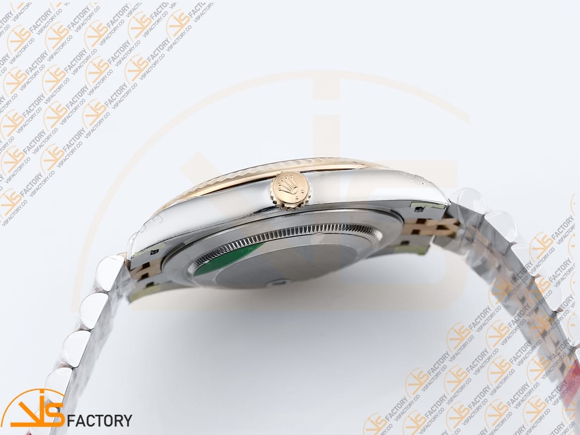 VS Factory Rolex DateJust 41 126331 Gray Textured Dial SS/RG VS3235 Movement - 图片 8