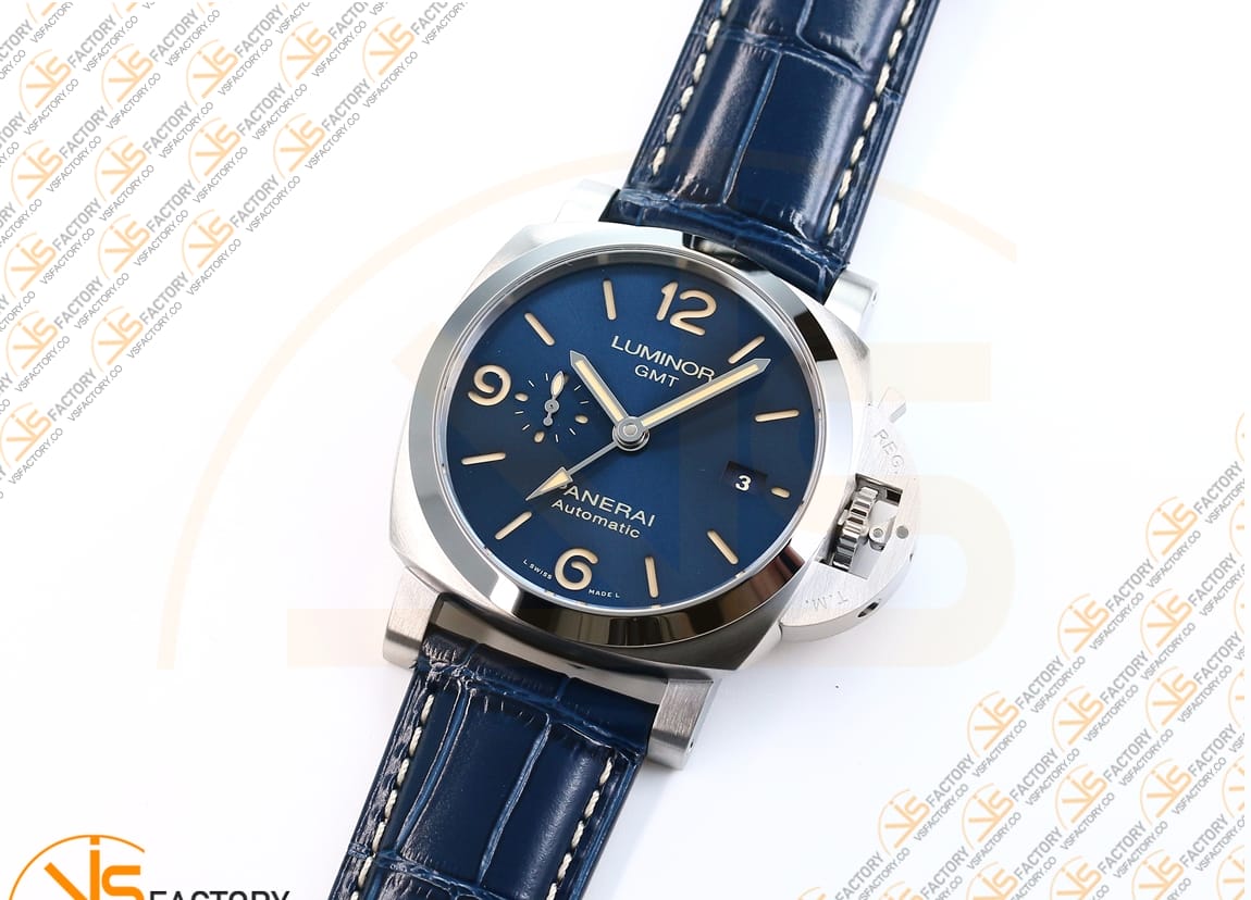 VS Factory Panerai PAM1033 Luminor GMT 44mm Steel Case P9011 Movement - 图片 5