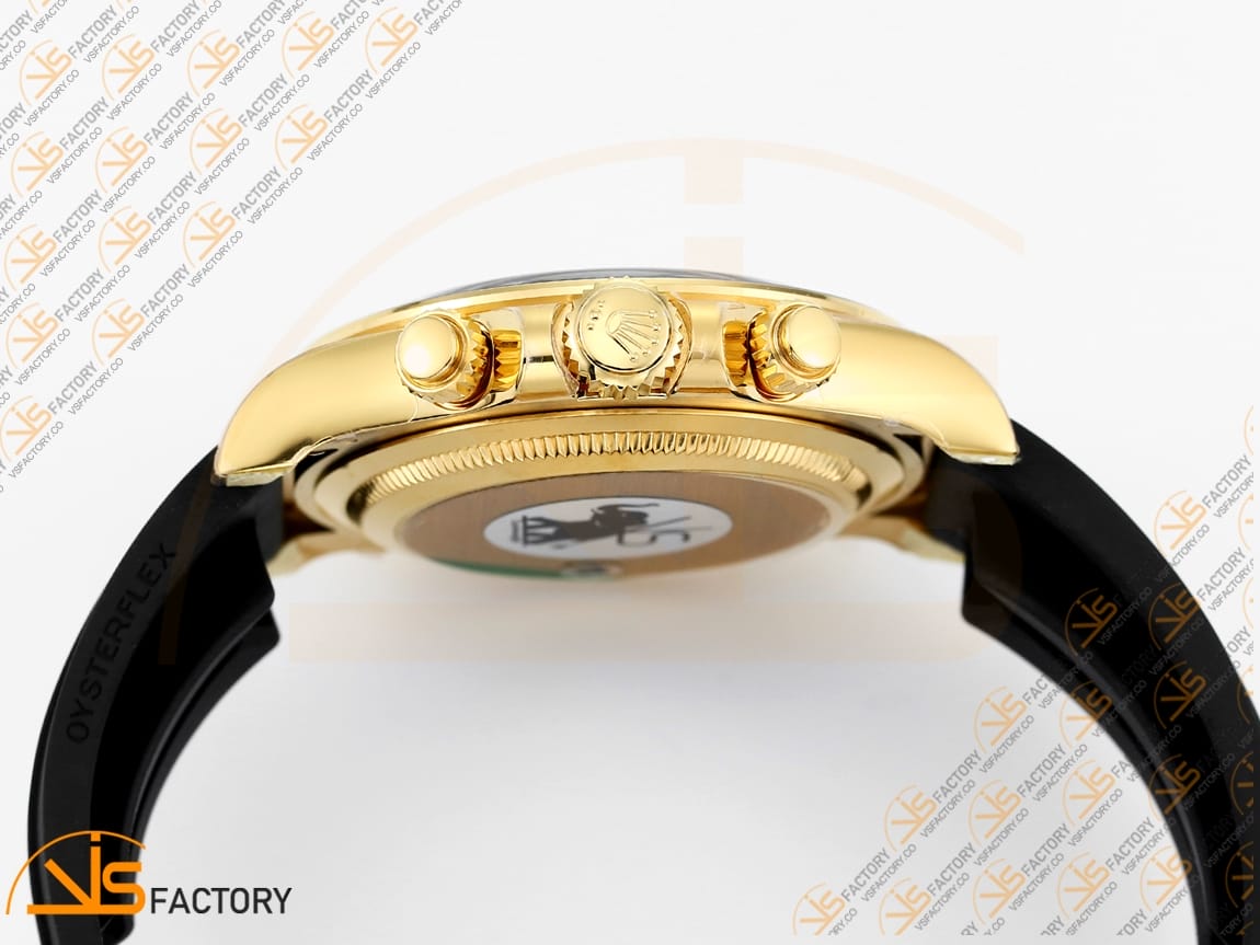 VS Factory Rolex Daytona 126518 Black Dial YG Oysterflex Strap VS4131 Movement (Weighted) - 图片 10
