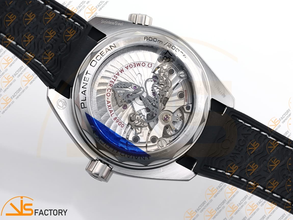VSFactory (VSF) Omega Planet Ocean 43.5mm Gray Dial SS Case Gray Bezel Black Rubber Strap A8900 Movement - 图片 13