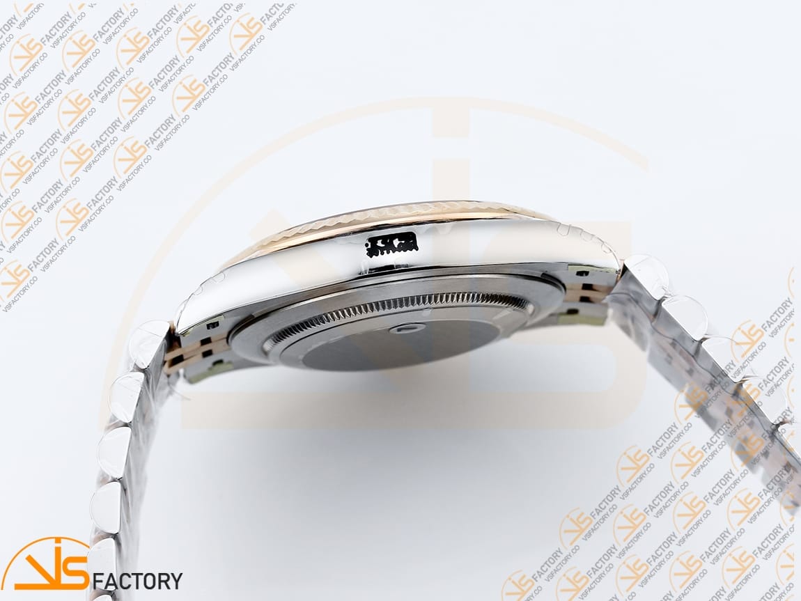 VS Factory Rolex DateJust 41 126331 Gray Textured Dial SS/RG VS3235 Movement - 图片 9