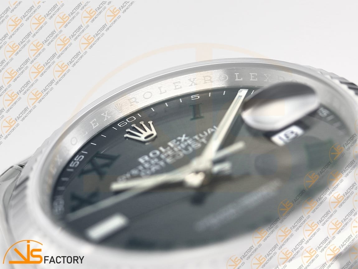 VSFactory (VSF) Rolex Datejust 36 116234 Gray Green Roman Dial – 904L Steel / VS3235 Movement - 图片 7