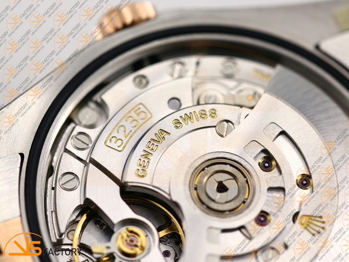 VSFactory (VSF) Rolex DateJust 36 126231 Gray Dial Green Roman Marker 904L Steel and Rose Gold Jubilee Bracelet VS3235 Movement - 图片 12