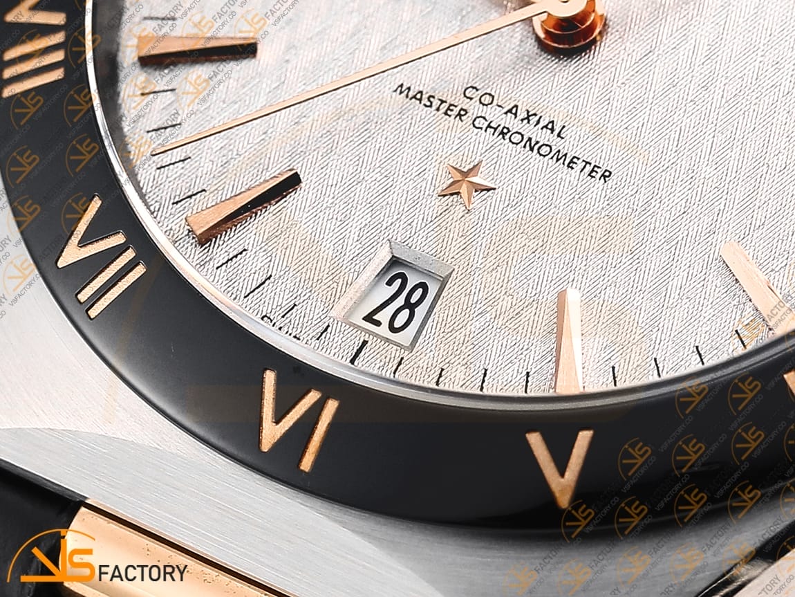 VSFactory (VSF) Omega Constellation Black Ceramic White Dial SSRG Black Rubber A8900 Movement - 图片 8