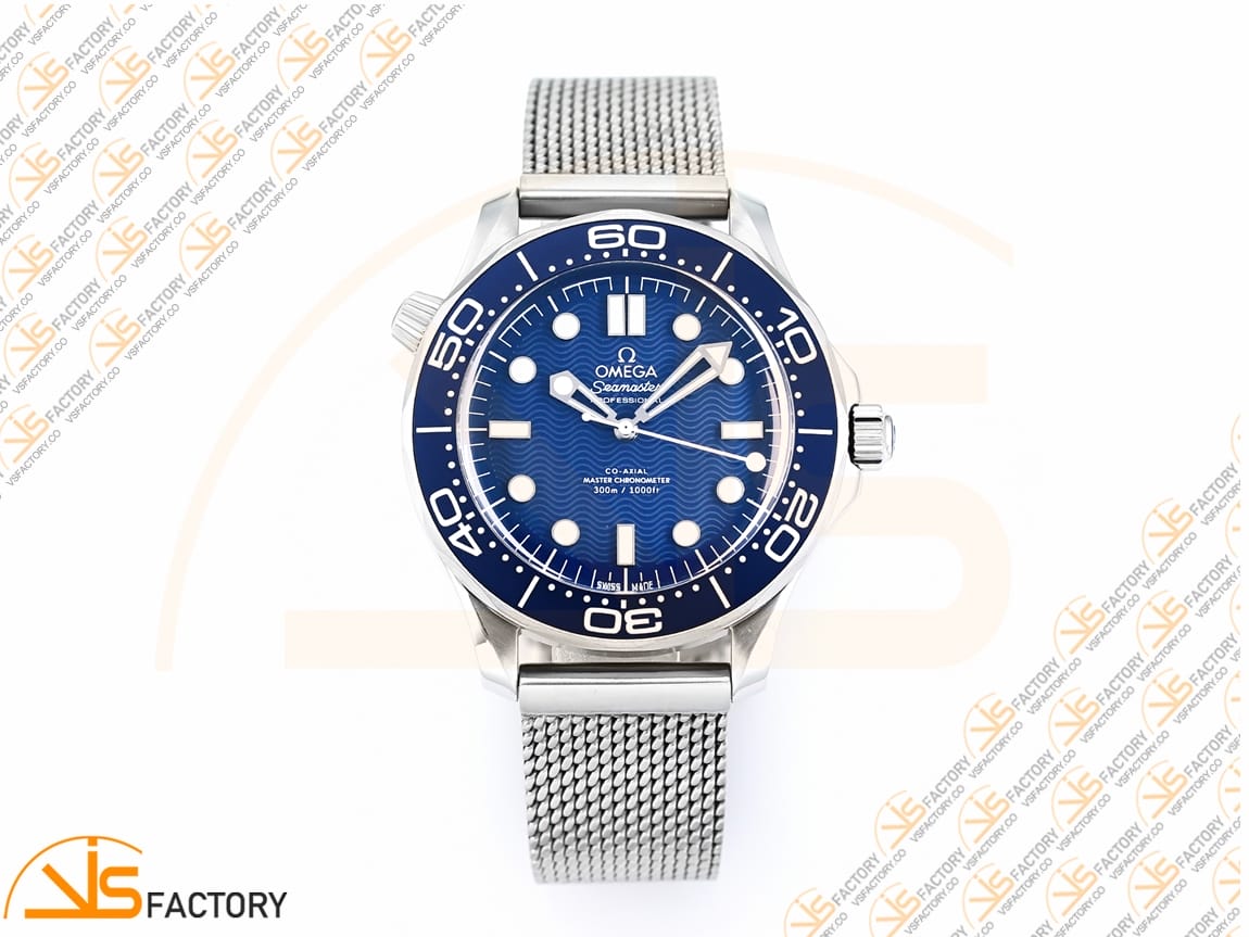 VSFactory (VSF) Omega Seamaster 300M 42mm James Bond 60th Anniversary Steel Mesh Bracelet A8806 Movement - 图片 3