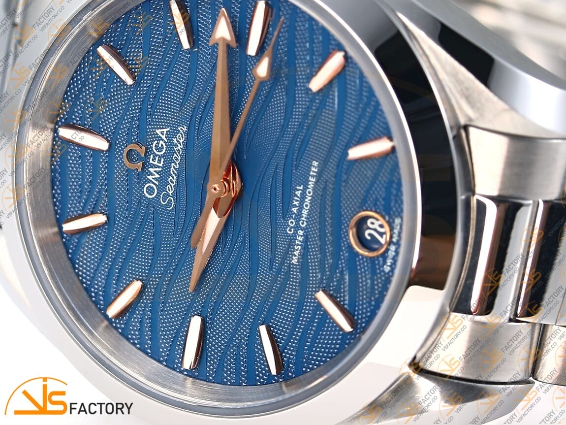 VSFactory (VSF) Omega Aqua Terra 150M 34mm Blue Wave Dial Steel A8800 Movement - 图片 7