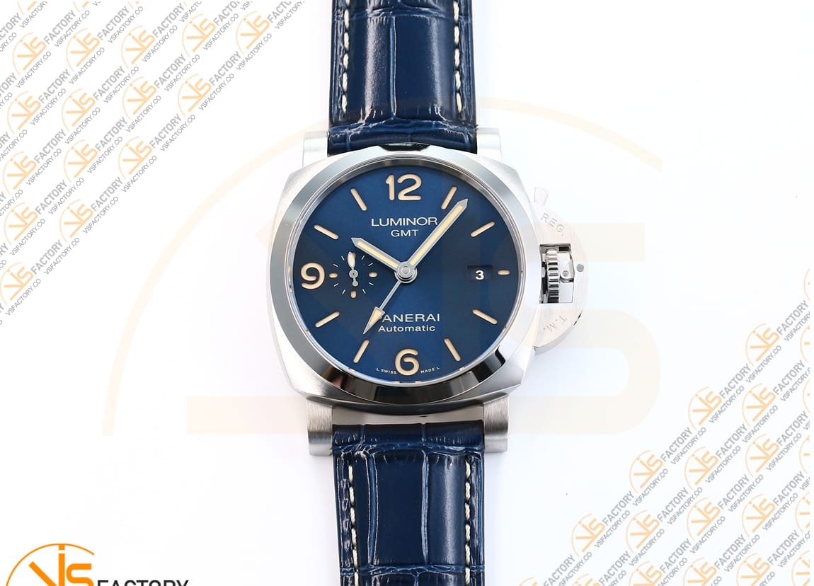 VS Factory Panerai PAM1033 Luminor GMT 44mm Steel Case P9011 Movement - 图片 4