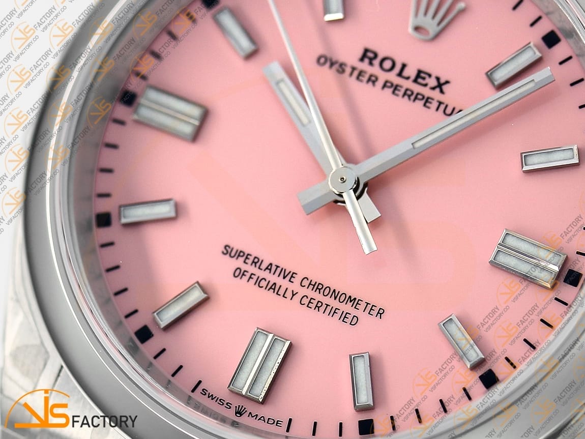 VSFactory (VSF) Rolex Oyster Perpetual 126000 Pink Dial 904L Steel VS3235 Movement - 图片 9