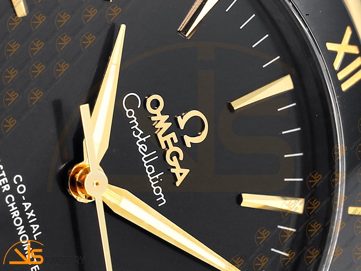 VSFactory (VSF) Omega Constellation Black Ceramic Black Dial YG Black Rubber A8900 Movement - 图片 7