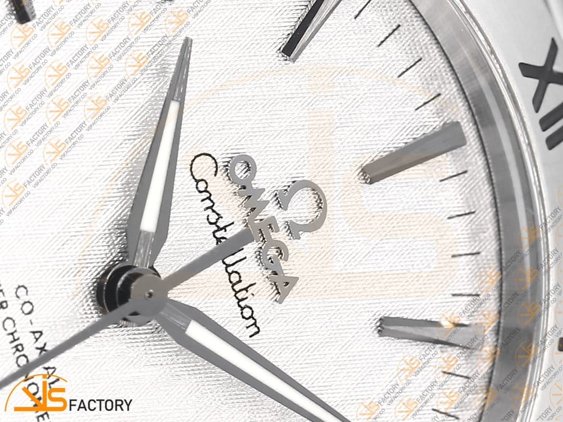 VSFactory (VSF) Omega Constellation Gray Dial Steel Black Rubber A8900 Movement - 图片 7