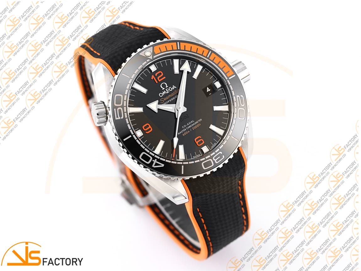 VSFactory (VSF) Omega Planet Ocean 43.5mm Black Dial Black Orange Bezel S A8900 Movement - 图片 4