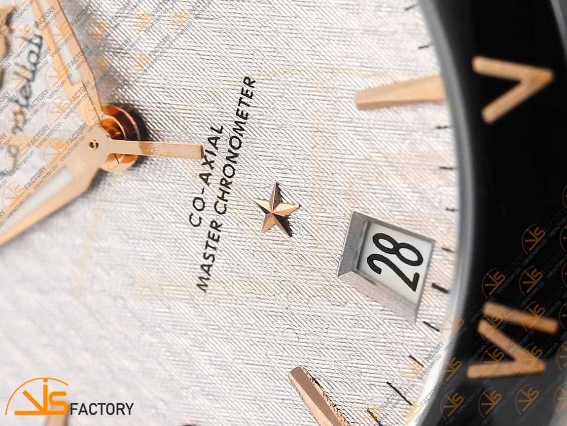 VSFactory (VSF) Omega Constellation Black Ceramic White Dial SSRG Black Rubber A8900 Movement - 图片 6