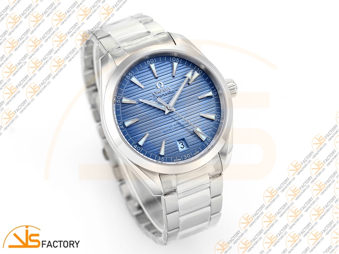 VSFactory (VSF) Omega Aqua Terra 41mm Light Blue Dial Steel A8900 Movement - 图片 5
