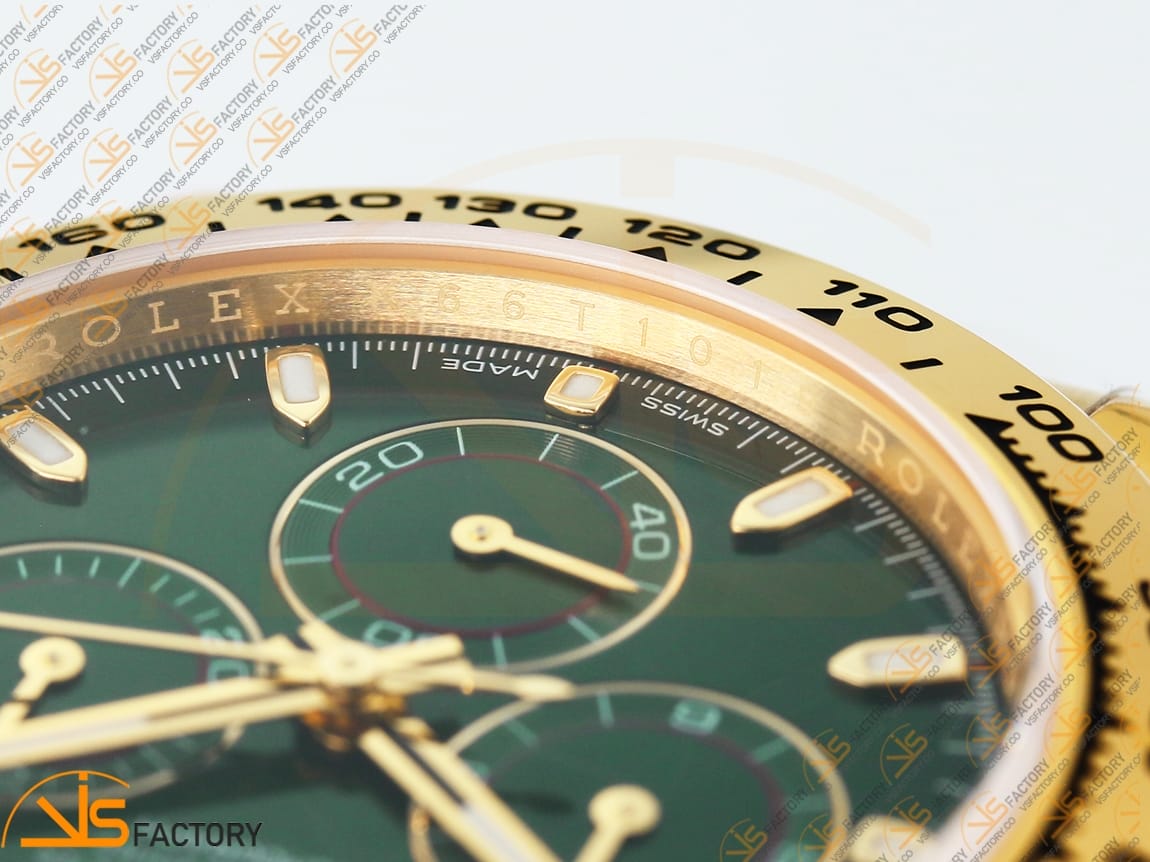 VS Factory Rolex Daytona 116508 Green Dial YG DD4130 Movement - 图片 7