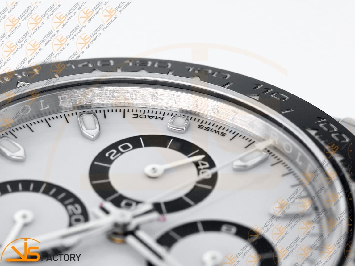 VS Factory Rolex Daytona 116500 White Dial 904L Steel DD4130 Movement - 图片 7
