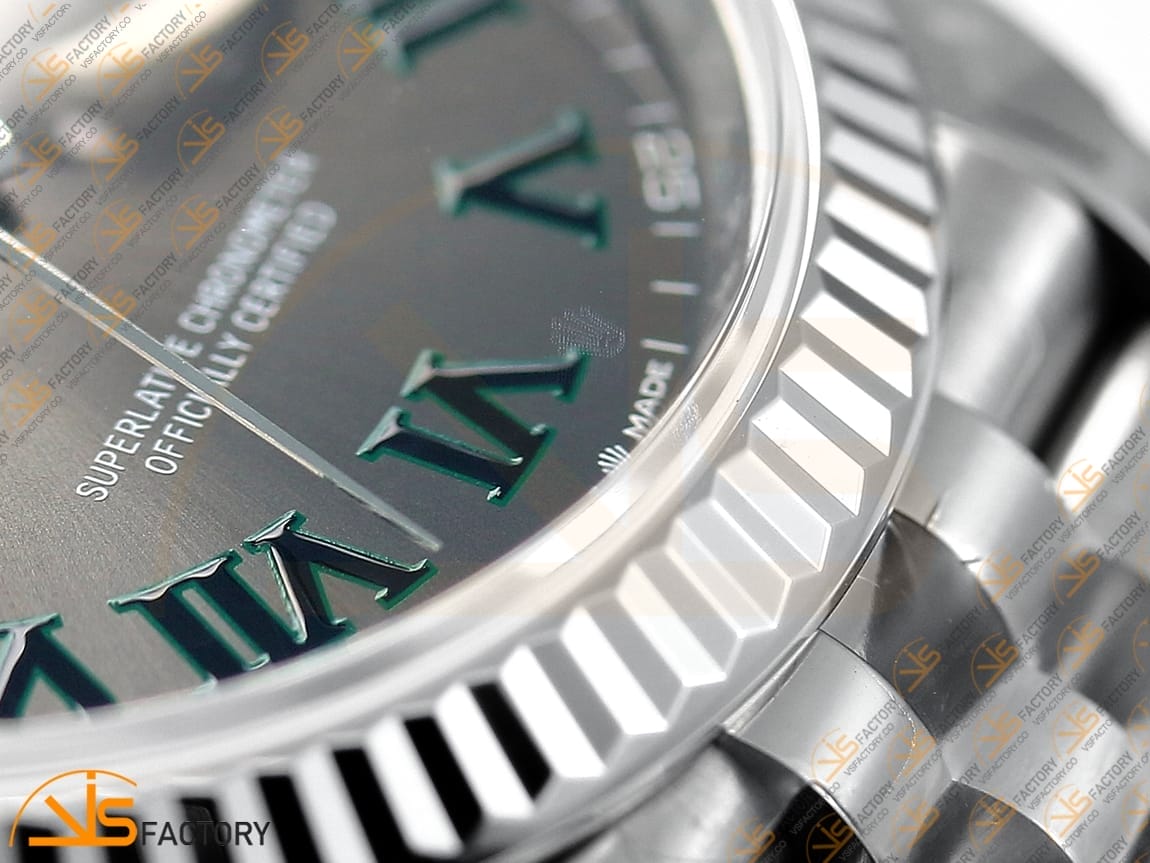 VSFactory (VSF) Rolex Datejust 36 116234 Gray Green Roman Dial – 904L Steel / VS3235 Movement - 图片 12