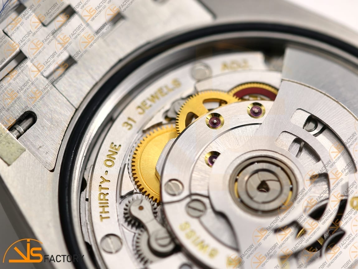 VSFactory (VSF) Rolex DateJust 36 126234 Blue Stick Dial 904L Steel Jubilee Bracelet VS3235 Movement - 图片 27