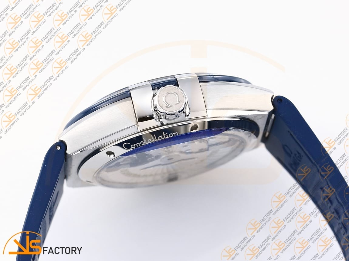 VSFactory (VSF) Omega Constellation Blue Ceramic Blue Dial YG Blue Rubber A8900 Movement - 图片 10