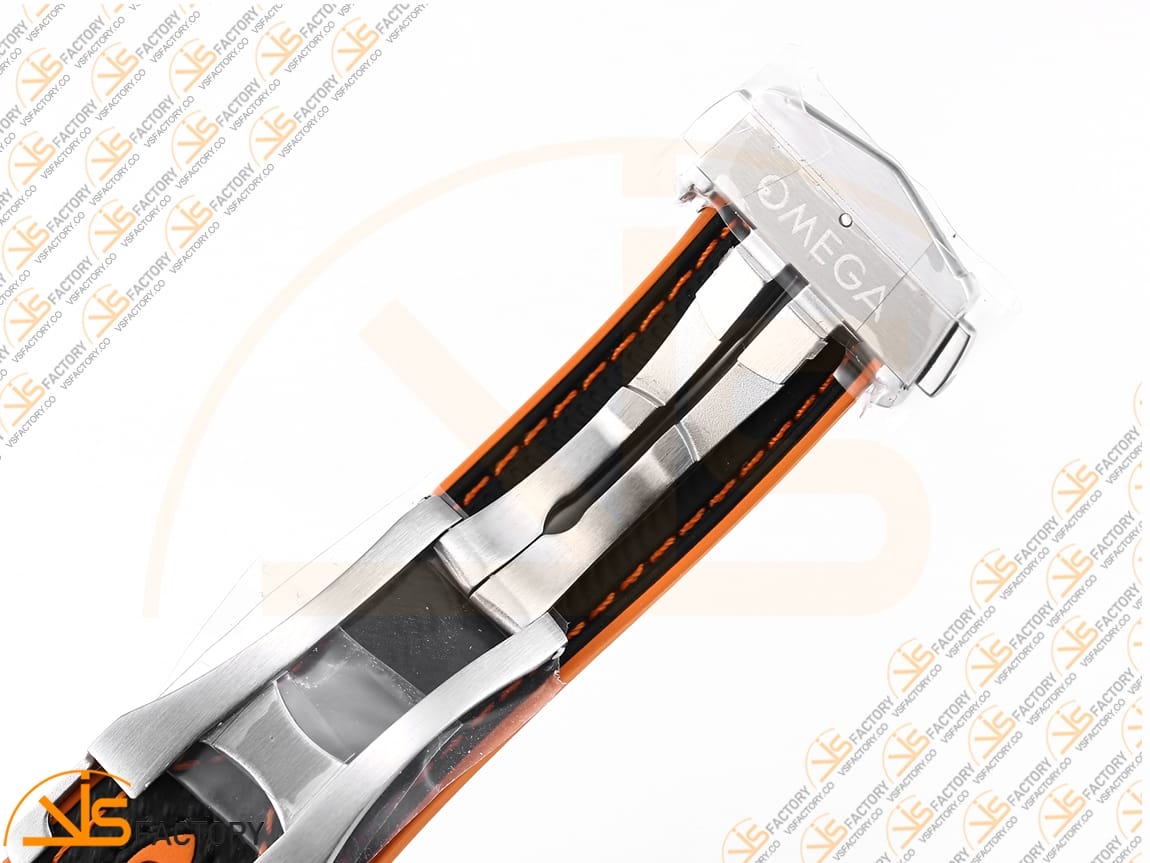 VSFactory (VSF) Omega Planet Ocean 43.5mm Black Dial Black Orange Bezel S A8900 Movement - 图片 12