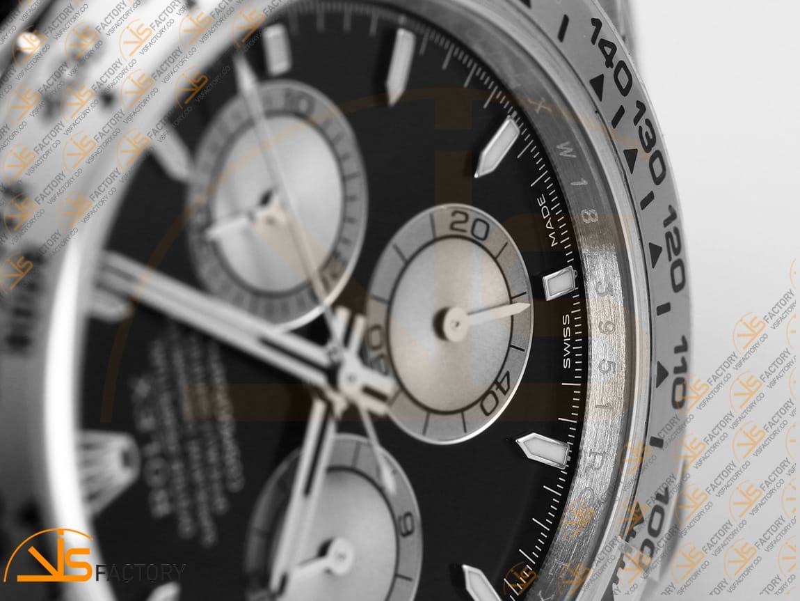 VS Factory Rolex Daytona 126509 Ice Black Dial Platinum Weighted VS4131 Movement - 图片 8