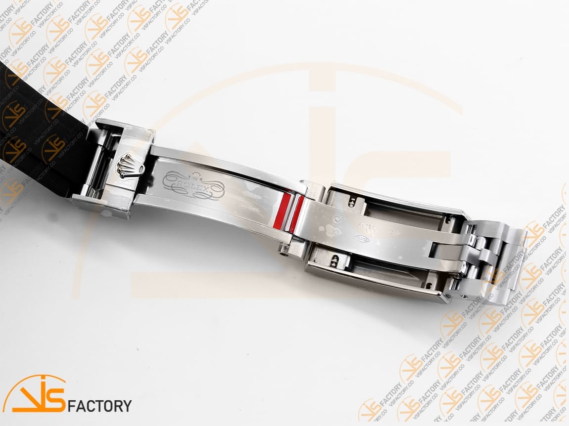 VS Factory Rolex Daytona 126519 Black Silver Diamonds Dial White Gold Oysterflex Strap Weighted VS4131 Movement - 图片 12
