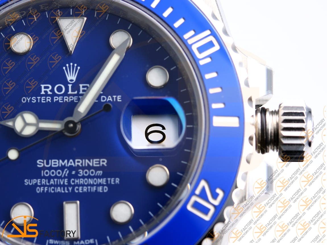 VS Factory Rolex Submariner 116619LB Blue Ceramic 904L Steel VS3135 Movement - 图片 7