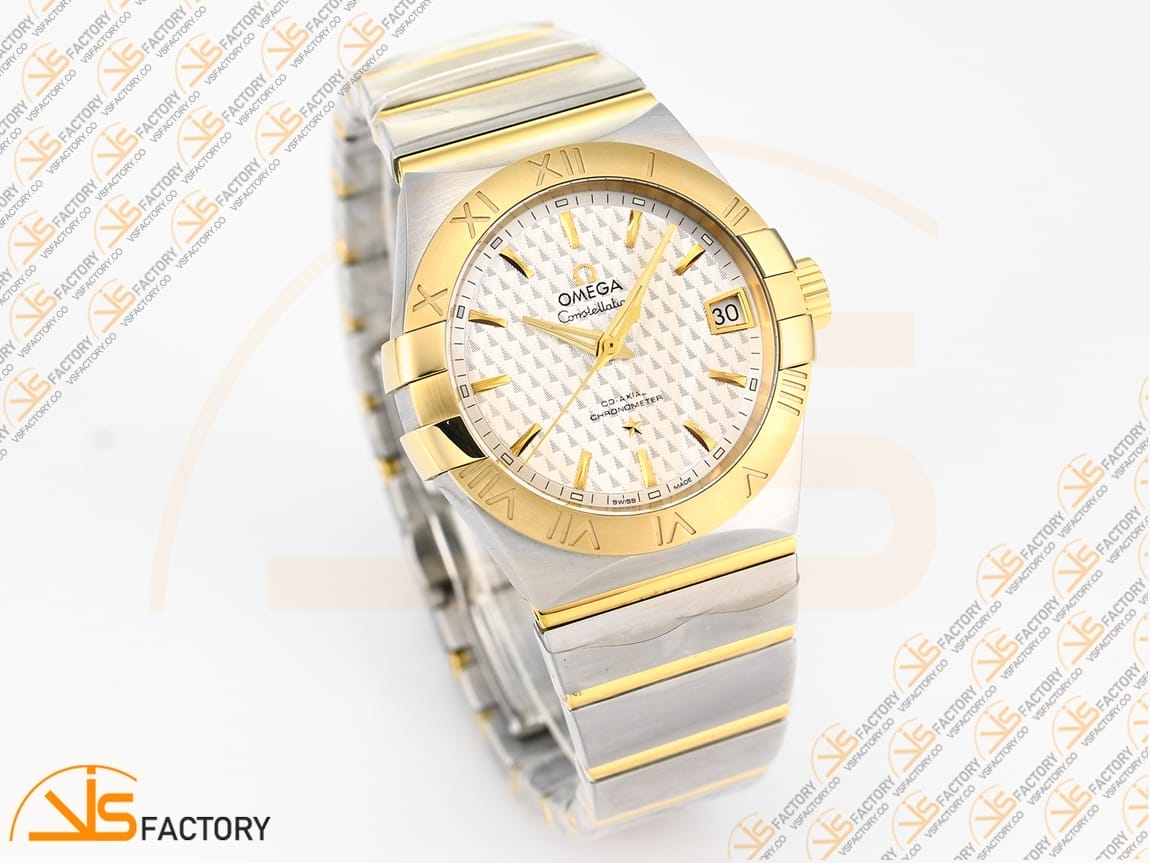 VSFactory (VSF) Omega Constellation 38mm White Dial SS YG Asia 8500 Movement - 图片 5