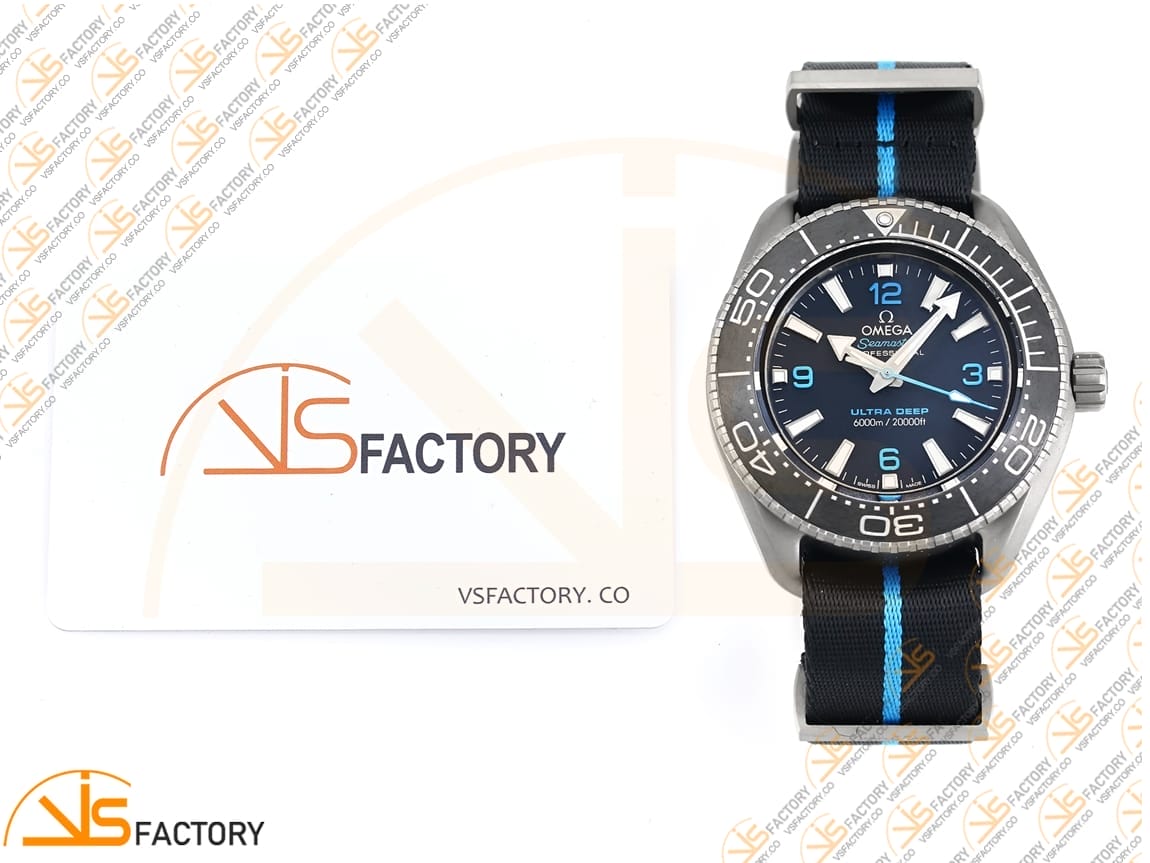 VSFactory (VSF) Omega Seamaster 6000M Ultra Deep Black Dial Steel A8912 Movement - 图片 2