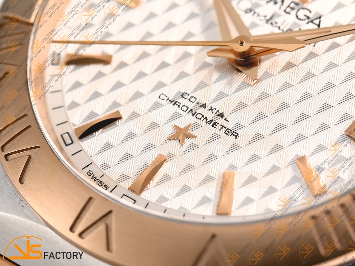 VSFactory (VSF) Omega Constellation 38mm White Dial SS/RG Asia 8500 Movement - 图片 6