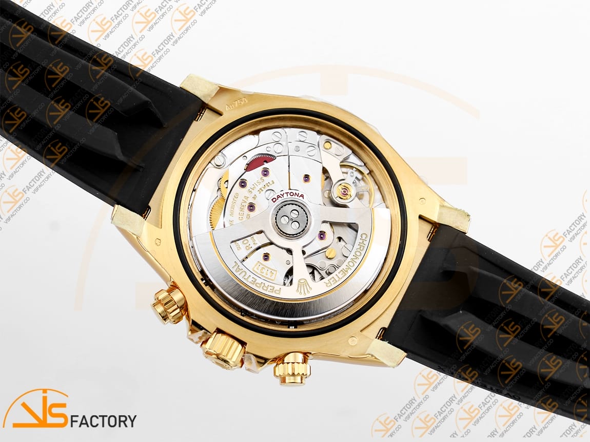 VS Factory Rolex Daytona 126518 Black Dial YG Oysterflex Strap VS4131 Movement (Weighted) - 图片 17