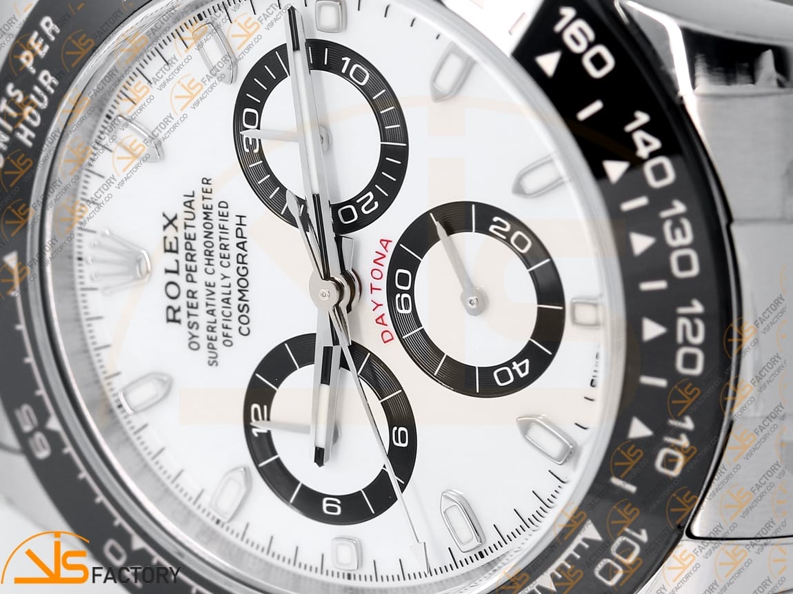 VS Factory Rolex Daytona 116500 White Dial 904L Steel DD4130 Movement - 图片 9