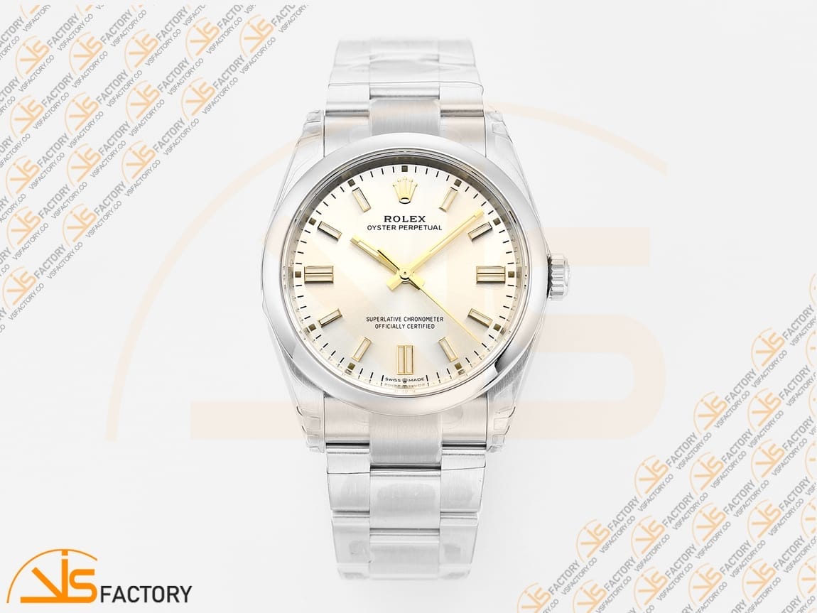 VSFactory (VSF) Rolex Oyster Perpetual 126000 Silver Dial 904L Steel VS3230 Movement - 图片 3