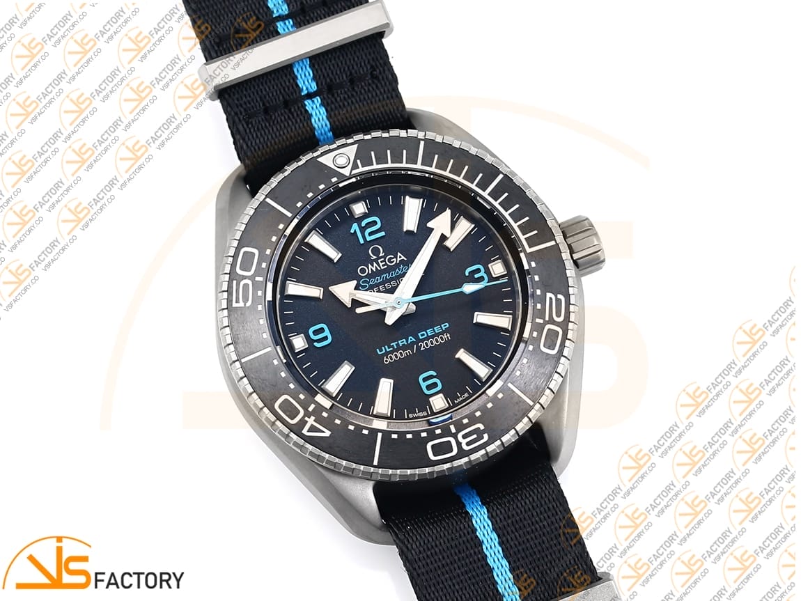 VSFactory (VSF) Omega Seamaster 6000M Ultra Deep Black Dial Steel A8912 Movement - 图片 5