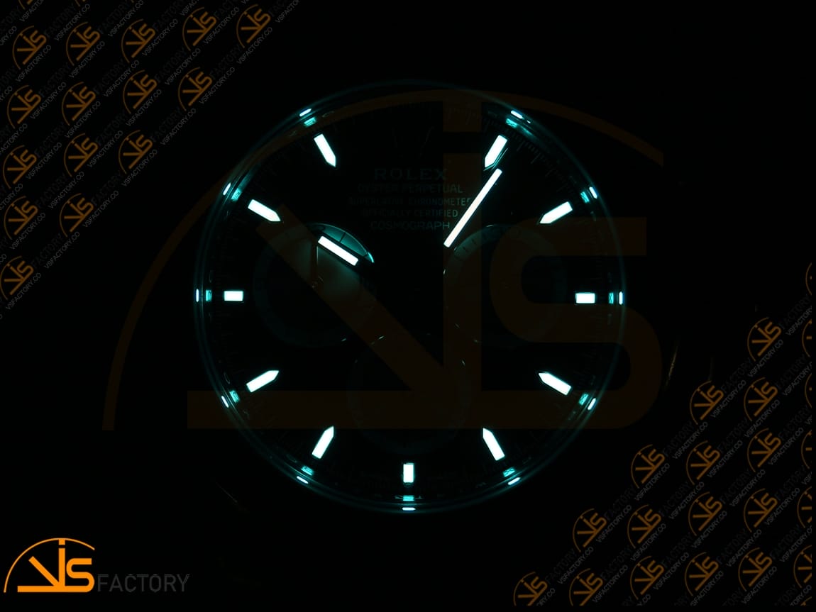 VS Factory Rolex Daytona 126509 Ice Black Dial Platinum Weighted VS4131 Movement - 图片 18