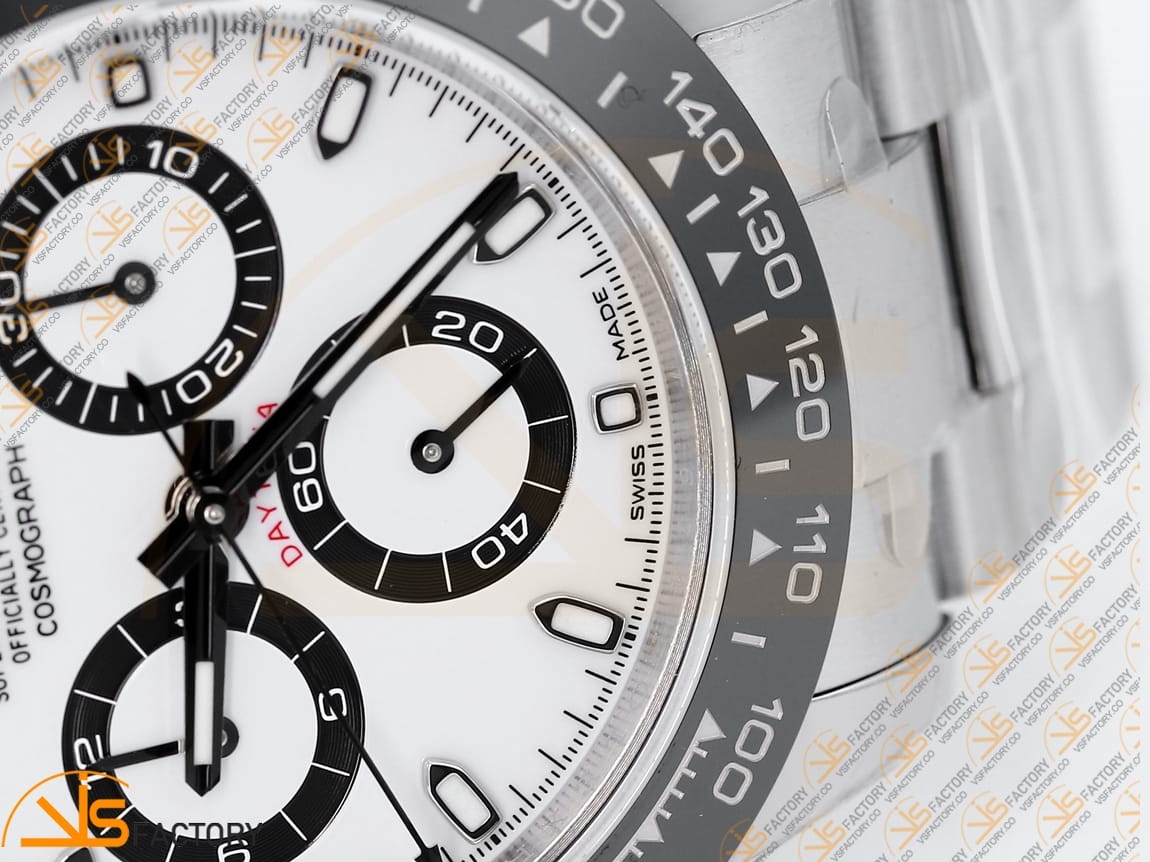VS Factory Rolex Daytona 116500 White Dial 904L Steel DD4130 Movement - 图片 10