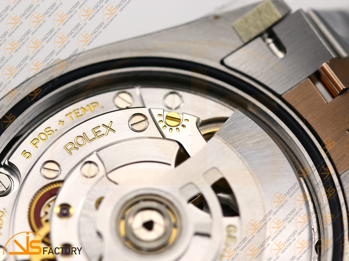 VSFactory (VSF) Rolex DateJust 36 126231 Gray Dial Green Roman Marker 904L Steel and Rose Gold Jubilee Bracelet VS3235 Movement - 图片 14