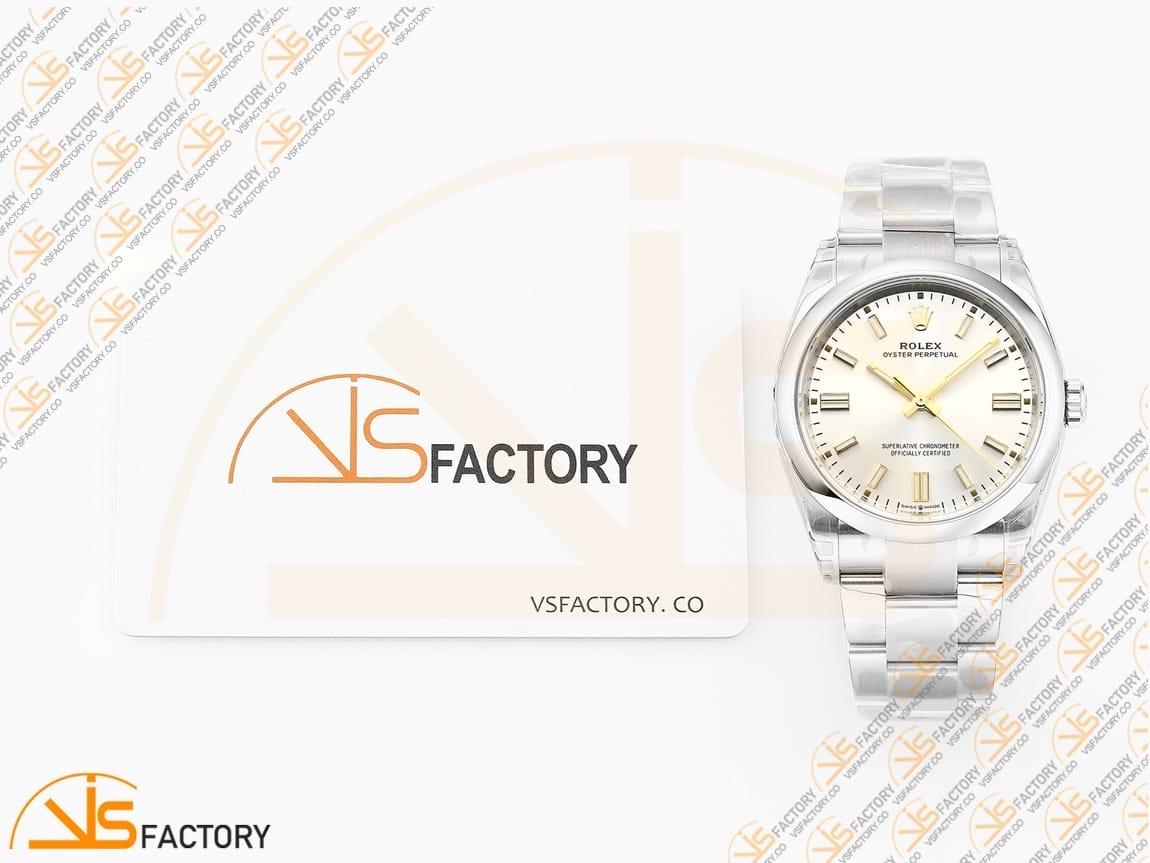 VSFactory (VSF) Rolex Oyster Perpetual 126000 Silver Dial 904L Steel VS3230 Movement - 图片 2