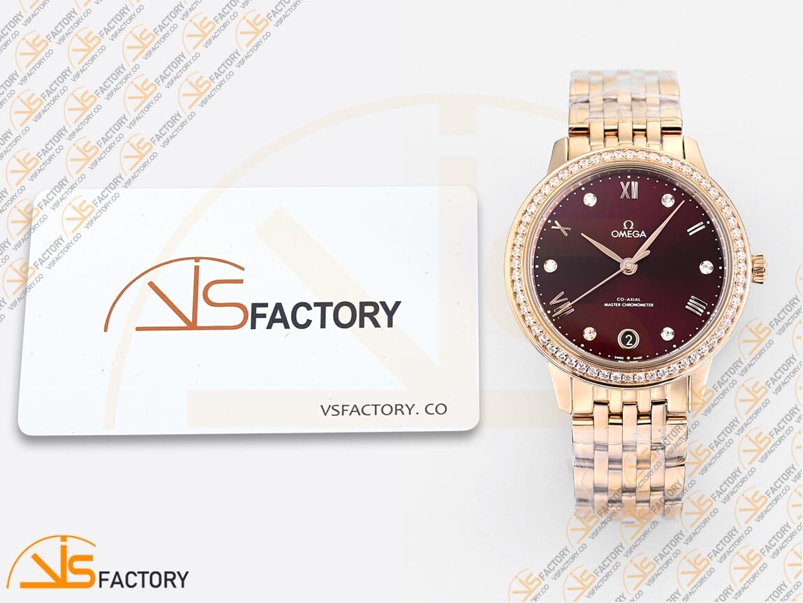 VSFactory (VSF) Omega De Ville Prestige 34mm Black Diamond Dial RG A8800 Movement - 图片 2